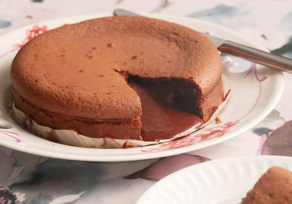 Bolo mousse de chocolate