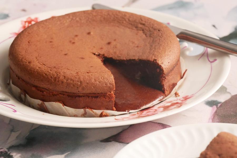 Bolo mousse de chocolate
