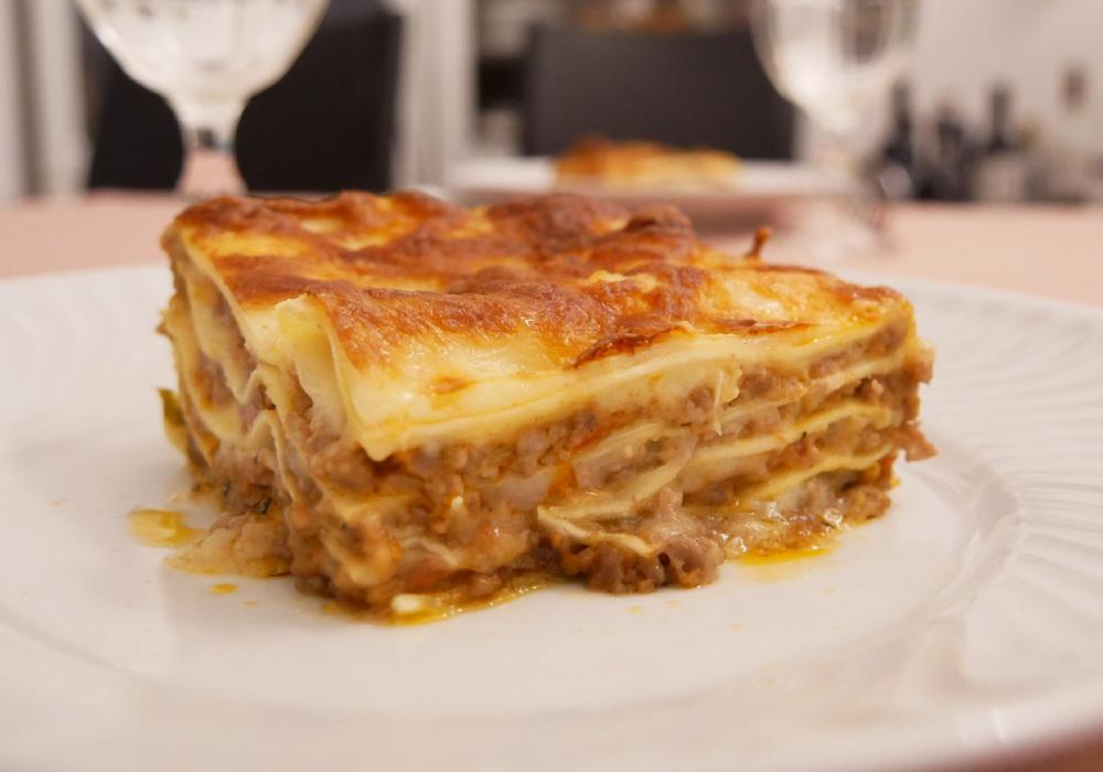 Lasanha à bolonhesa