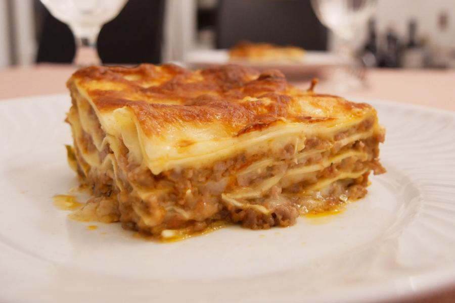 Lasanha à bolonhesa