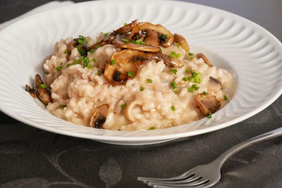 Risotto de cogumelos