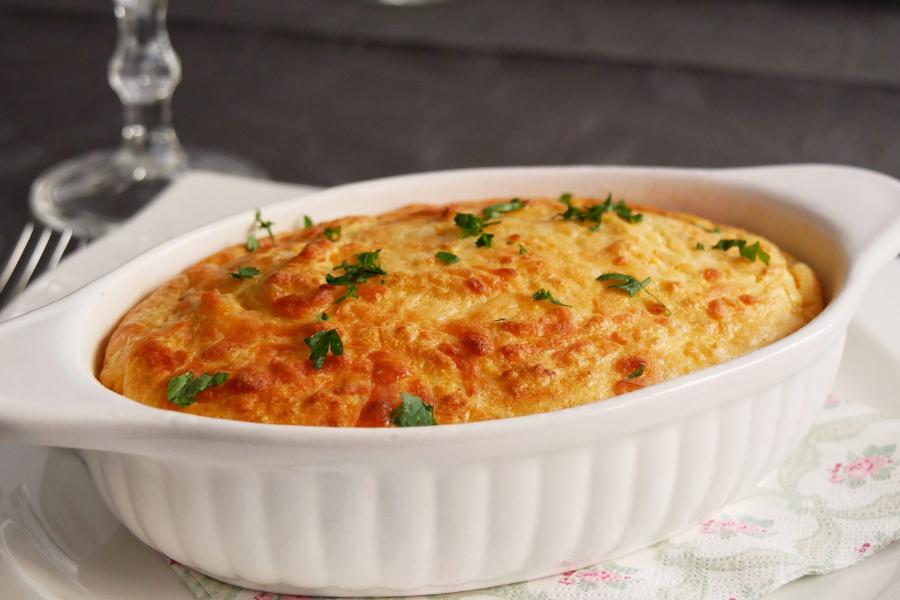 Soufflé de salmão
