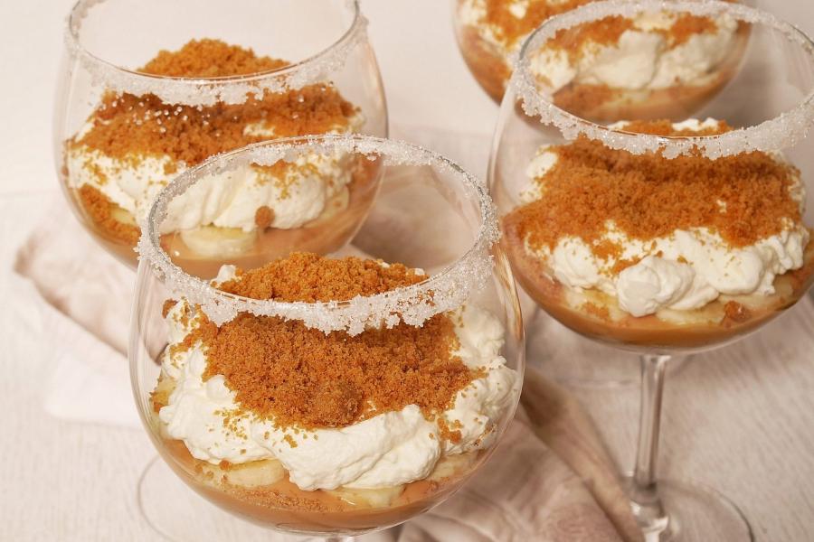 Taças banoffee
